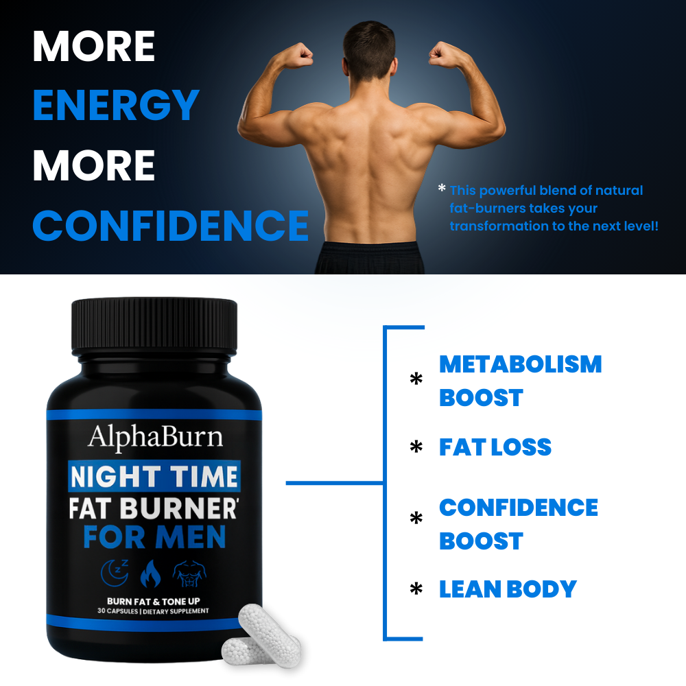 AlphaBurn 100% Natural Nighttime Fat Burner